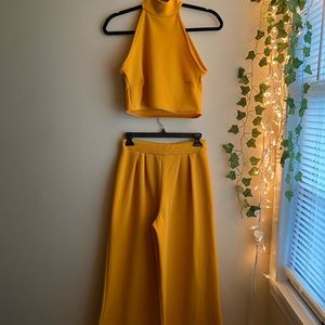 Mustard two piece set